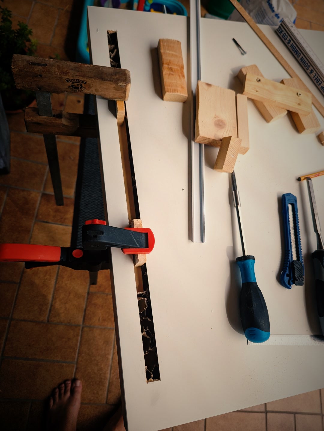 Everything on the workbench